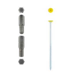 Purlin Screw Yellow Hex Head